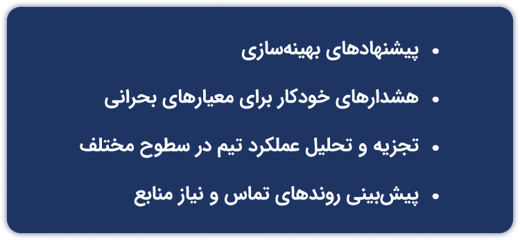 پیشنهاد‌های بهینه‌سازی