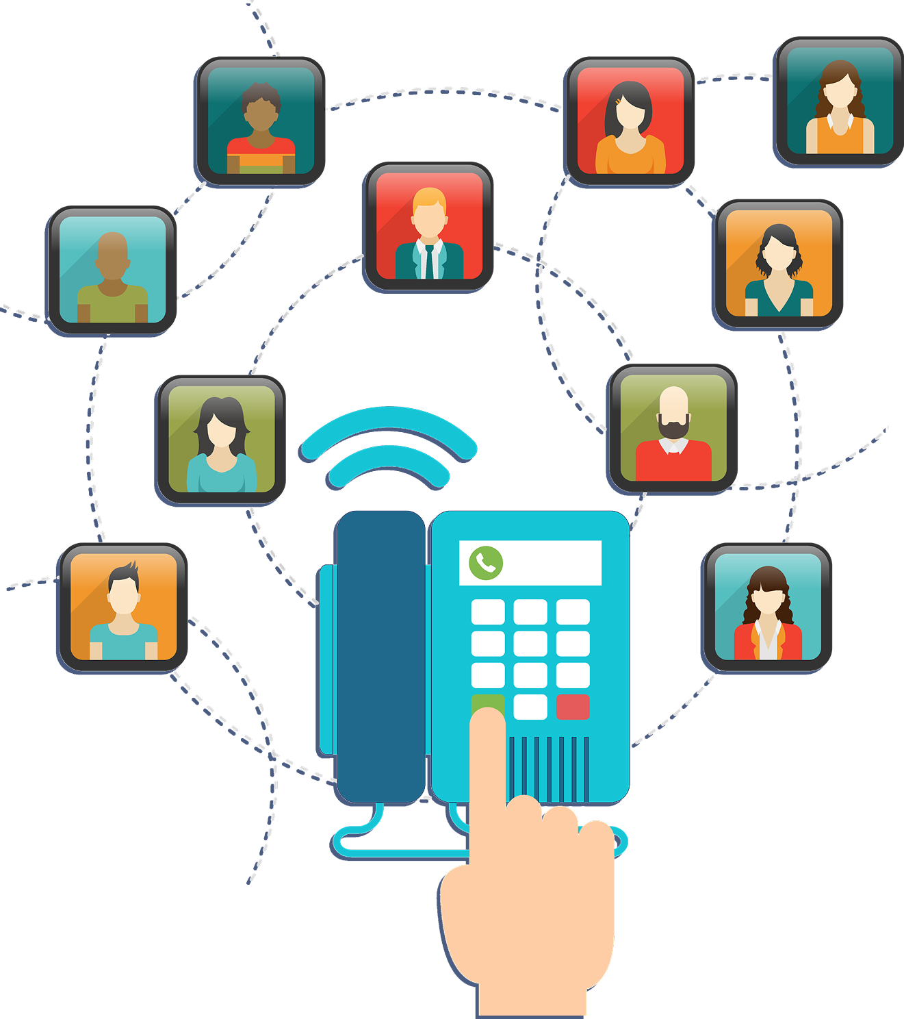 صف مجازی هوشمند مرکز تماس ابری