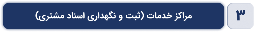 مراکز خدمات و ثبت و نگهداری اسناد مشتری